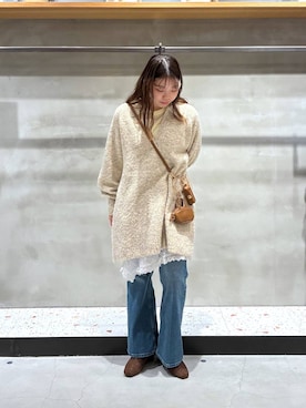 「Andemiu（アンデミュウ）のアイテム」を使った、yuminaさん（レディース・160cm）の秋コーディネート