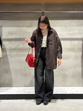 「A part by（アパートバイ）のアイテム（キャミソール）」を使った、yuminaさん（レディース・160cm）の秋コーディネート