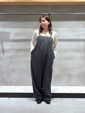 「アイテム（イヤリング）」を使った、yuminaさん（レディース・160cm・20代）の秋コーディネート