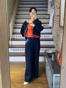 「サステナブル」｜shioriさん（レディース・164cm）の秋コーディネート