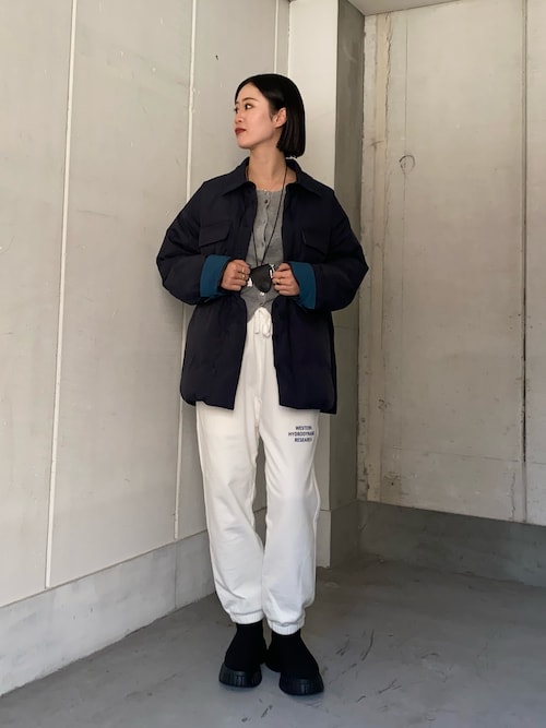 SSZ x Western Hydrodynamic Research エスエスズィー ウエスタンハイドロダイナミックリサーチ WHR 25AW 別注 SHAKA PANTS シャカパンツ 11-24-3601-791 M NAVY BEAMS イージー ボトムス【中古】【SSZ × Western Hydrodynamic Research】 Western Hydrodynamic Research WORKER SWEAT PANTS（その他パンツ