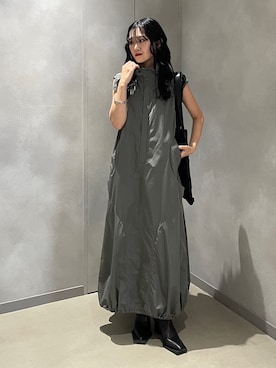 haru　un3d アンスリード　ワンピース UN3D.（アンスリード）の「タックワンピース（ワンピース）」 - WEAR