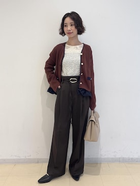 「Juze（ジュゼ）のアイテム」を使った、makoさん（レディース・157cm）の秋コーディネート