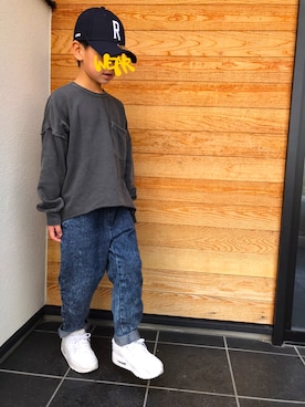 「Ron Herman（ロン ハーマン）のアイテム」を使った、kooさん（キッズ・130cm）の春コーディネート