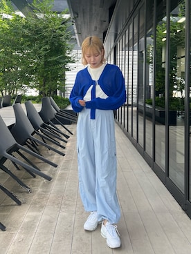 miho fujiwaraさん（レディース・162cm）の夏コーディネート