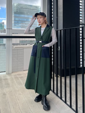 miho fujiwaraさん（レディース・162cm）の夏コーディネート