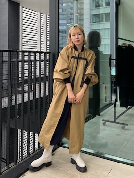 miho fujiwaraさん（レディース・162cm）の秋コーディネート