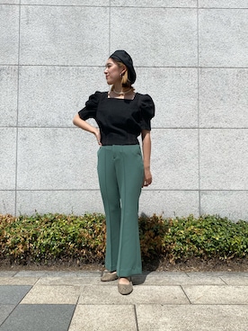 「FREE'S MART（フリーズマート）のアイテム（帽子）」を使った、mikiさん（レディース・151cm）の夏コーディネート