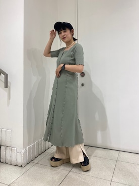 「FREE'S MART（フリーズマート）のアイテム（帽子）」を使った、mikiさん（レディース・151cm）の夏コーディネート