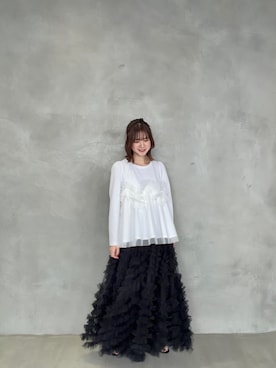 「スタッフ」｜あすchanさん（レディース・157cm）の春コーディネート