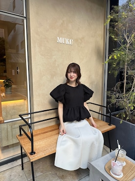 「スタッフ」｜あすchanさん（レディース・157cm）の春コーディネート