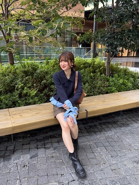 「リボン」｜あすchanさん（レディース・157cm）の秋コーディネート