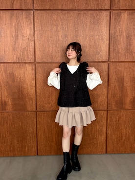 「MERAKI（メラキ）のアイテム」を使った、あすchanさん（レディース・157cm）の春コーディネート