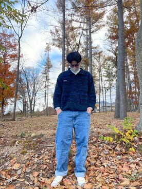 「古着好きな人と繋がりたい」｜「アイテム（その他トップス）」を使った、eeyan.jpさん（メンズ・174cm）の秋コーディネート