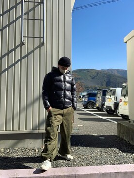 「WEGO（ウィゴー）のアイテム（ニットキャップ/ビーニー）」を使った、eeyan.jpさん（メンズ・174cm）の秋コーディネート