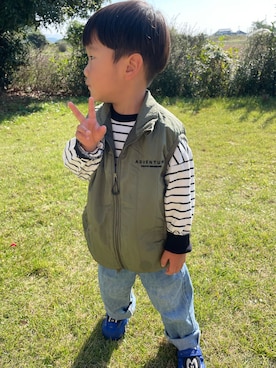 haru♡坊さん（キッズ・100cm）の秋コーディネート