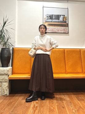 「アイテム（ブーツ）」を使った、ASADAさん（レディース・160cm・30代）の秋コーディネート