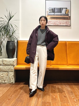 「アイテム（ブルゾン）」を使った、ASADAさん（レディース・160cm）の秋コーディネート