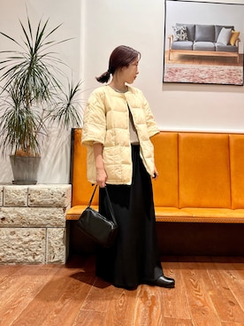 「ダウンベスト」｜ASADAさん（レディース・160cm）の秋コーディネート