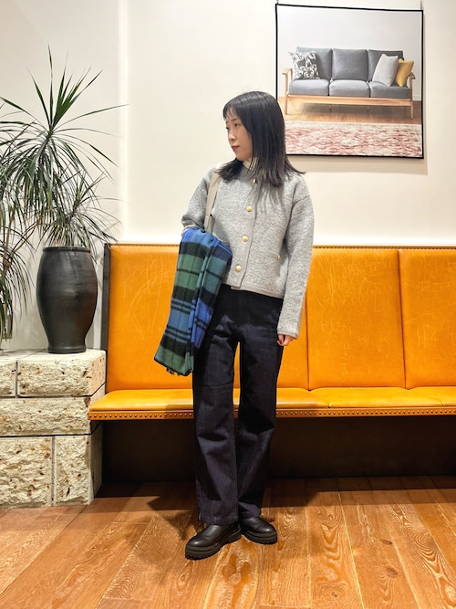 ノーカラーニットカーディガン（カーディガン/ボレロ）｜URBAN