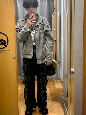 「アイテム（ピアス（片耳用））」を使った、tomoki0119さん（メンズ・178cm）の秋コーディネート