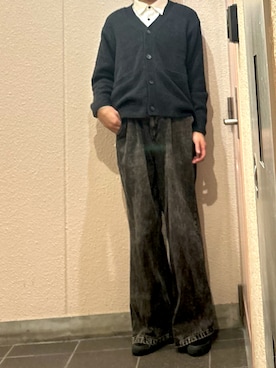 「綺麗めカジュアル」｜青さん（メンズ・178cm）の秋コーディネート