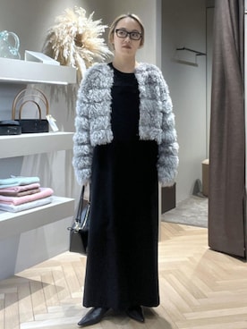 kinoさん（レディース・152cm）の冬コーディネート