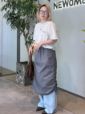 「アイテム（パンプス）」を使った、kinoさん（レディース・152cm・40代）の夏コーディネート