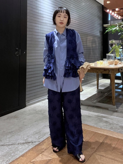 25SS]GENTLE SILK シャツ【セットアップ対応】（シャツ/ブラウス