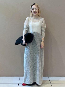 「アイテム（ワンピース/ドレス）」を使った、kinoさん（レディース・152cm・40代）の夏コーディネート