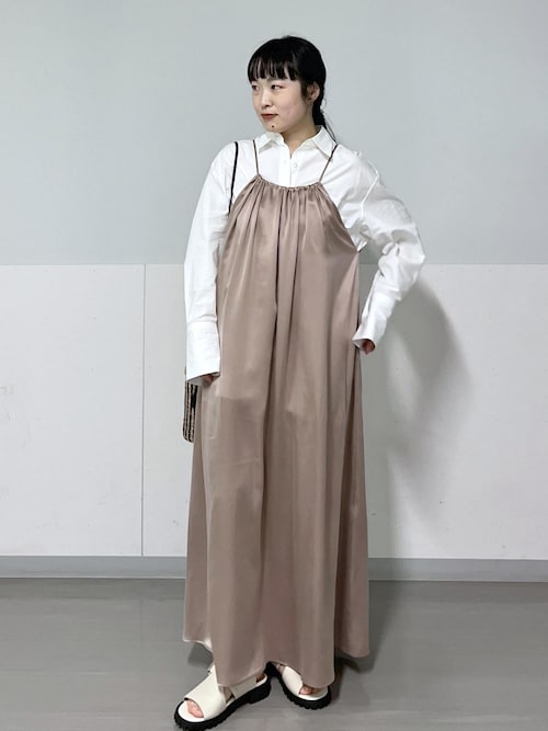 セール】[24SS]GENTLE SILK2WAYキャミワンピース【セットアップ