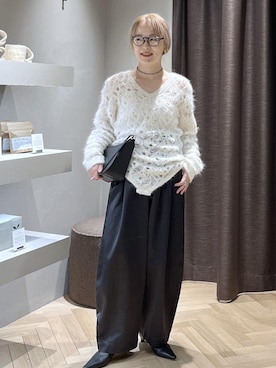 「アイテム（ハンドバッグ）」を使った、kinoさん（レディース・152cm・40代）の秋コーディネート