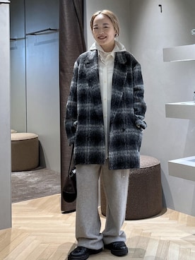 「アイテム（バッグ）」を使った、kinoさん（レディース・152cm・30代）の秋コーディネート