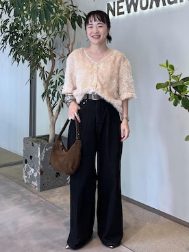 「アイテム（パンプス）」を使った、kinoさん（レディース・152cm・40代）の夏コーディネート