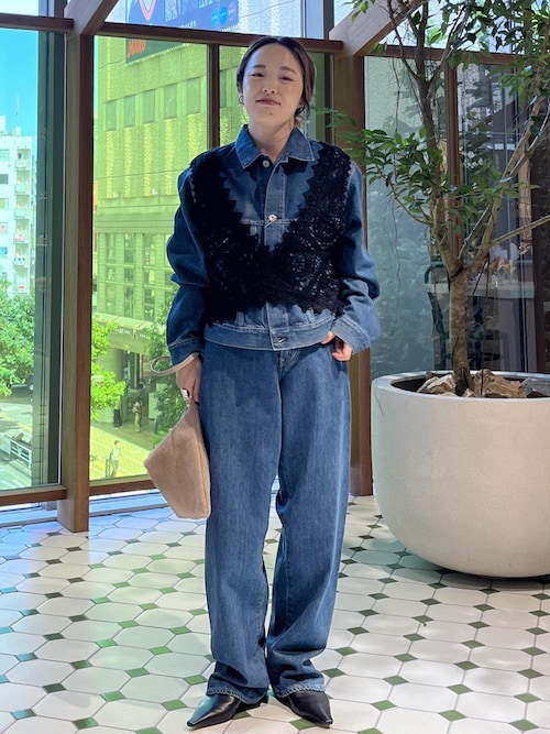 セール】エンブロイダリーレースジレ（ベスト）｜SALON adam et rope