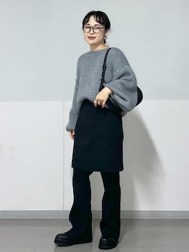 「ローゲージ」｜kinoさん（レディース・152cm）の秋コーディネート