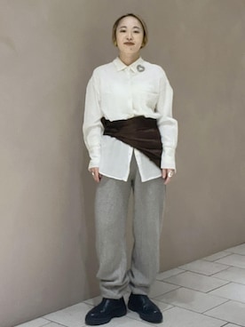 「アイテム（ブーツ）」を使った、kinoさん（レディース・152cm・30代）の冬コーディネート