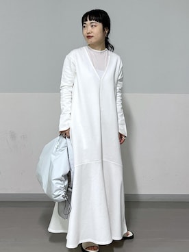 「アイテム（ワンピース/ドレス）」を使った、kinoさん（レディース・152cm・30代）の春コーディネート