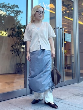「アイテム（レギンス/スパッツ）」を使った、kinoさん（レディース・152cm・30代）の夏コーディネート