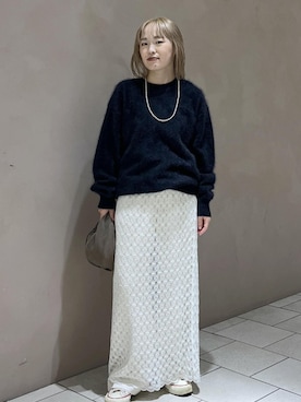 「アイテム（スラックス）」を使った、kinoさん（レディース・152cm・40代）の秋コーディネート