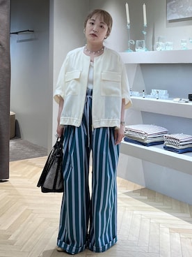 「アイテム（ブルゾン）」を使った、kinoさん（レディース・152cm）の春コーディネート