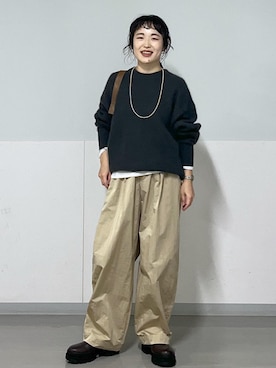 「アイテム（アクセサリー）」を使った、kinoさん（レディース・152cm・30代）の秋コーディネート