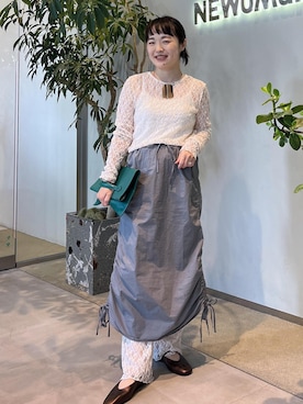 「アイテム（レッグウェア）」を使った、kinoさん（レディース・152cm・40代）の夏コーディネート