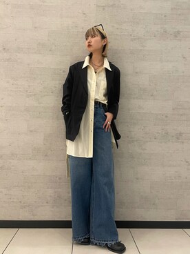「ビーセカンド」｜keyno0860さん（レディース・161cm）の冬コーディネート