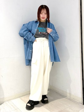 marinさん（レディース・148cm）の春コーディネート