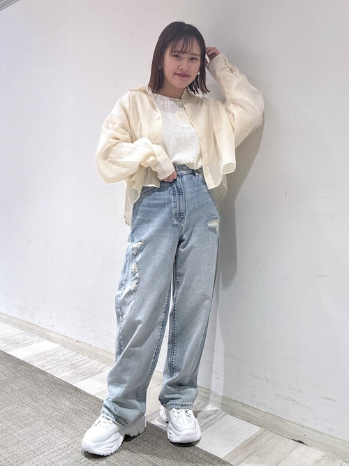 marin(LOWRYS FARM ルミネ荻窪)｜LOWRYS FARMのTシャツ/カットソーを使ったコーディネート - WEAR