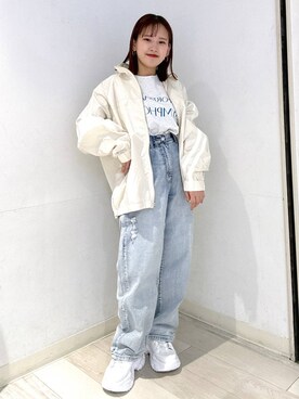 「アイテム（ブルゾン）」を使った、marinさん（レディース・148cm・20代）の春コーディネート