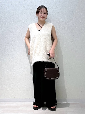 「キャミソール」｜marinさん（レディース・148cm）の夏コーディネート