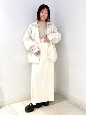 「アイテム（ブルゾン）」を使った、marinさん（レディース・148cm・20代）の春コーディネート