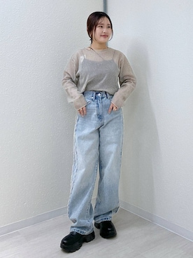 前後着用可能】2WAYシアーラッセルロングスリーブ 191371を使った